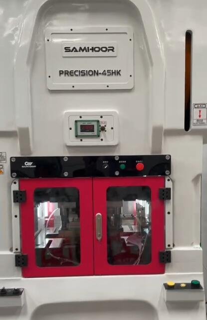SAMHOOR PRECISION-45HK high-speed battery explosion-proof sheet press is used for automobile new energy power battery cover plate battery sheet